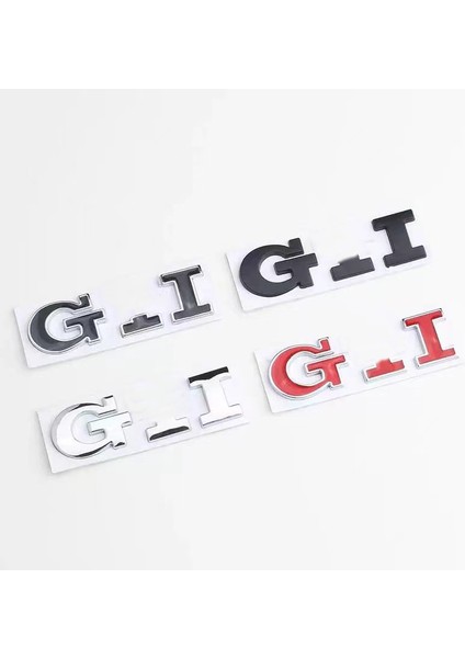 D Volkswagen Vw Gtı Polo Golf R400 Tcr Mk2 Mk4 Mk5 Mk6 Mk7 Için 3D Metal Araba Gtı Logo Araba Sticker Amblemi Etiketleri (Yurt Dışından)