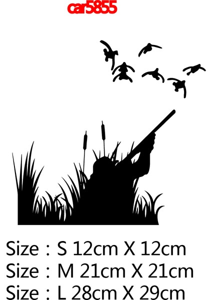 2-Beyaz Stil 21CM Avcı Araba Çıkartmaları Avcılık Macera Stickerı Otomobil Kapı Motor Kapağı Pencere Süsleme Sarma Kk Vinil (Yurt Dışından)
