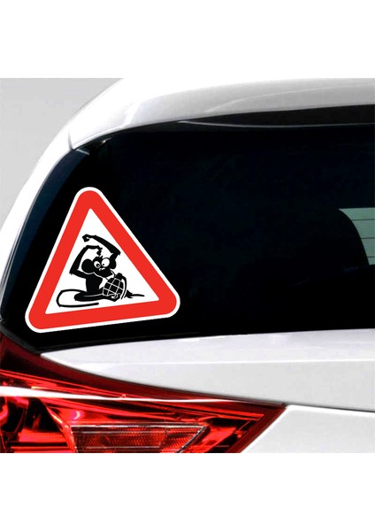Genişlik 17 cm Öz Yapışkanlı Çıkartma Ateşli Maymun Araba Sticker Su Geçirmez Otomatik Dekorlar Tampon Arka Pencere Üzerinde (Yurt Dışından)