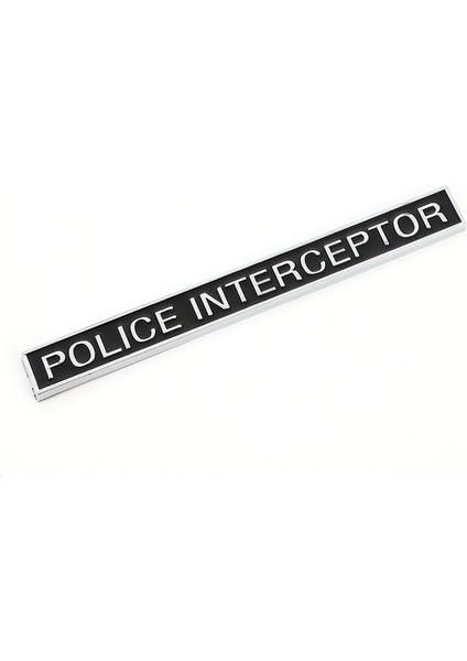Polis Müdahalecisi Ford Explorer Crown Victoria Polis Interseptörü Kullanışlı Sedan Şarj Chevrolet Ca V8 Için 3D Araç Bagaj Amblemi Rozet Sticker (Yurt Dışından)