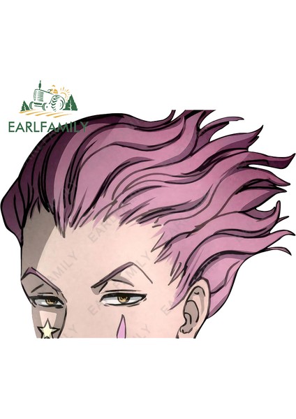 YT-165645-13CM Earlfamıly Hisoka Hxh Araba Sticker Vinil Güneşlik Rv Van Araba Aksesuarları Gra Anime Çıkartma Karavan Sticker Dekor 13CM (Yurt Dışından)