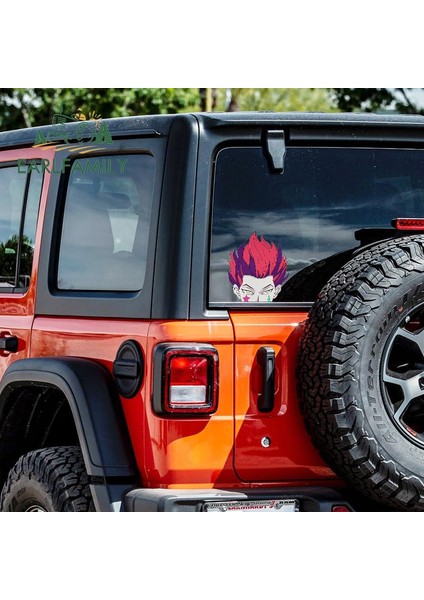 YT-165645-13CM Earlfamıly Hisoka Hxh Araba Sticker Vinil Güneşlik Rv Van Araba Aksesuarları Gra Anime Çıkartma Karavan Sticker Dekor 13CM (Yurt Dışından) modelleri