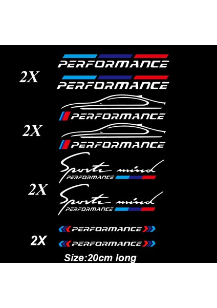 Resim4 ile Aynı 2 Adet M Power Performans Araba Cam Stickerı Kkvinyl Bmw E36 E39 E46 E60 E61 E64 E70 E71 E85 E87 E90 E83 F10 F20 F21 F30 E80 Için (Yurt Dışından)