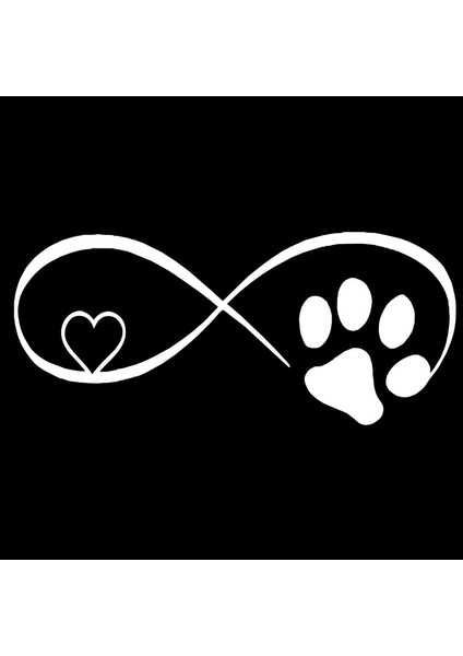 1 Parça Araba Sticker Vinil 17.8*7.7cm Köpek Kedi Pati Aşk Araba Pencere Çıkartmaları ve Etiketler Komik 3D Çıkartmalar Araba Tasarımı Yaratıcı (Yurt Dışından)