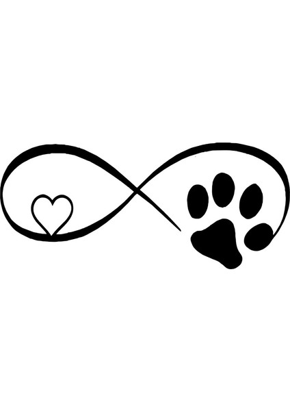 1 Parça Araba Sticker Vinil 17.8*7.7cm Köpek Kedi Pati Aşk Araba Pencere Çıkartmaları ve Etiketler Komik 3D Çıkartmalar Araba Tasarımı Yaratıcı (Yurt Dışından) modelleri