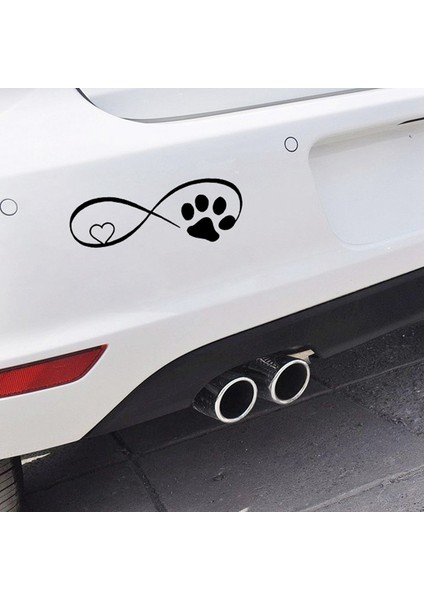 1 Parça Araba Sticker Vinil 17.8*7.7cm Köpek Kedi Pati Aşk Araba Pencere Çıkartmaları ve Etiketler Komik 3D Çıkartmalar Araba Tasarımı Yaratıcı (Yurt Dışından) indirimleri