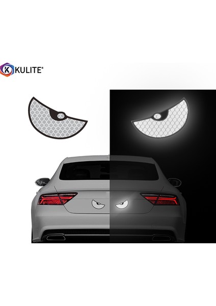 Yeşil Güvenlik Yansıtıcı Stickerler Çarpışma Önleme Gece Görüş Uyarı Parlak Stickerlar - Arabalar, Motosikletler, Bebek Arabaları Için Uygun (Yurt Dışından) fırsatları
