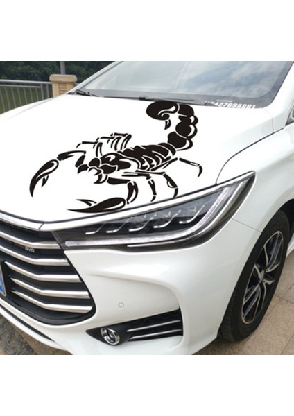 Kırmızı 1 Adet 3D Akrep Araç Stickerı Kamyonlar Pencere Su Geçirmez Pvc Araba Stili Oto Etiketi Araba Motor Kaputu Yan Şeritler Hayvan Etiketi (Yurt Dışından)