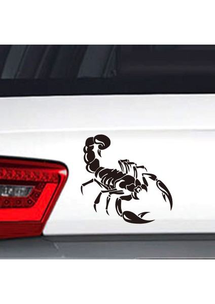 Kırmızı 1 Adet 3D Akrep Araç Stickerı Kamyonlar Pencere Su Geçirmez Pvc Araba Stili Oto Etiketi Araba Motor Kaputu Yan Şeritler Hayvan Etiketi (Yurt Dışından)