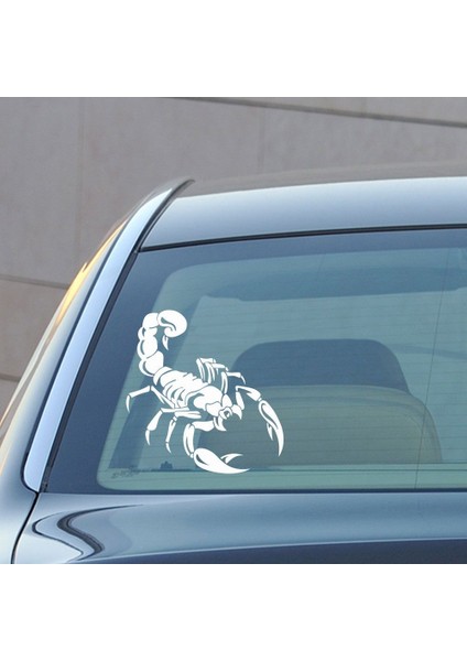 Kırmızı 1 Adet 3D Akrep Araç Stickerı Kamyonlar Pencere Su Geçirmez Pvc Araba Stili Oto Etiketi Araba Motor Kaputu Yan Şeritler Hayvan Etiketi (Yurt Dışından)