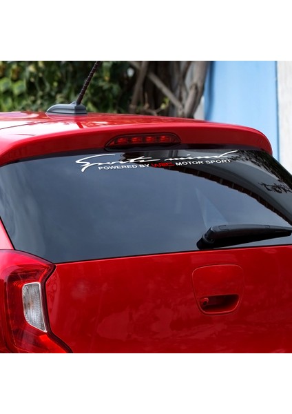 1 Parça Audi A3 A4 B8 B6 B7 Opel Astra Ford Focus Bmw E46 E90 E60 E39 F30 Toyota Peugeot Için Araba Ön Arka Ön Cam Wrc Sticker (Yurt Dışından)