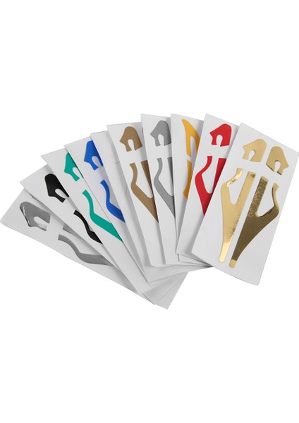 Yeşil 1 Rulo Çok Renkli Şerit Çizgili Çift Çizgili Bant Araba Gövde Dekalı Vinil Sticker Araba Dekorasyonu Stil Aracı (Yurt Dışından) fırsatları