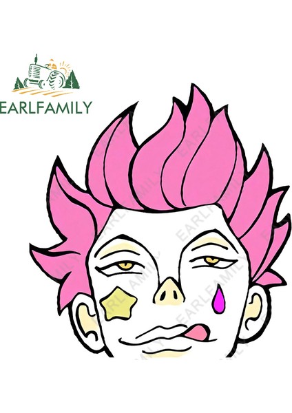 YT-165652-13CM Earlfamıly Hisoka Hxh Araba Sticker Vinil Güneşlik Rv Van Araba Aksesuarları Gra Anime Çıkartma Karavan Sticker Dekor 13CM (Yurt Dışından)