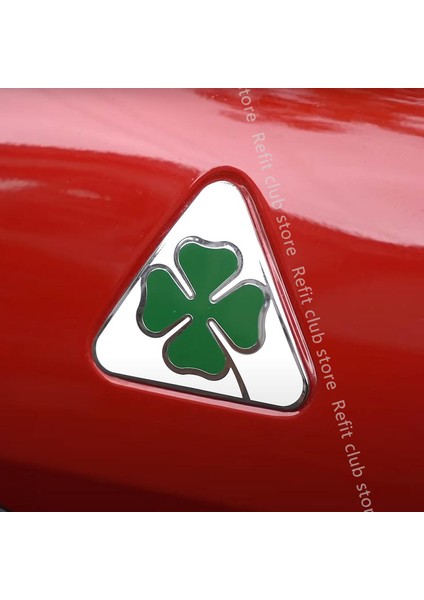 Siyah Alfa Romeo Giulia Stelvio Için 1 Çift Alüminyum Çamurluk Süsleme Sticker Dört Yapraklı Yonca Dış Sticker Araç Aksesuarları (Yurt Dışından) fiyatları