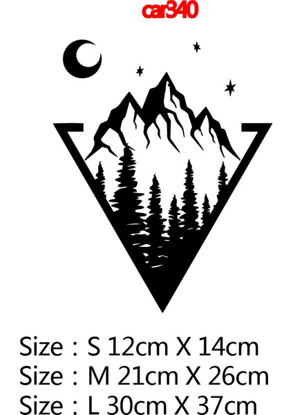 3-Yansıtıcı Lazer Stili S Beden 10 Stiller Macera Sporları Vinil Araba Sticker Pusula Sarımı Vinil Dağ Araba-Styling Otomatik Motor Kapağı Kapı Pencere Büyük Boyut (Yurt Dışından)