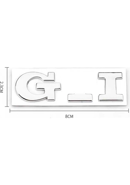 B Volkswagen Vw Gtı Polo Golf R400 Tcr Mk2 Mk4 Mk5 Mk6 Mk7 Için 3D Metal Araba Gtı Logo Araba Sticker Amblemi Etiketleri (Yurt Dışından)