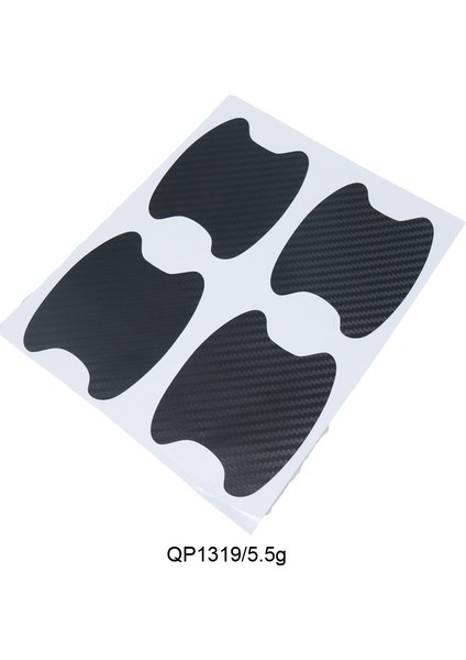 Siyah Araba Kolu Koruma Filmi Evrensel Araba Karbon Fiber Kapı Kolu Sticker Çiziklere Dayanıklı Sticker Araba Stil (Yurt Dışından)