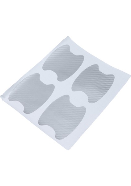Siyah Araba Kolu Koruma Filmi Evrensel Araba Karbon Fiber Kapı Kolu Sticker Çiziklere Dayanıklı Sticker Araba Stil (Yurt Dışından)