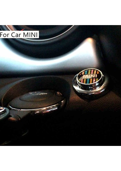 Gri Jack Birliği Mını Cooper S Countryman R60 R56 R61 R55 R57 R58 R59 Için Metal Araba Motor Başlatma Durdurma Düğmesi Kapağı Anahtarsız Çalıştırma Stickerları (Yurt Dışından) fırsatları