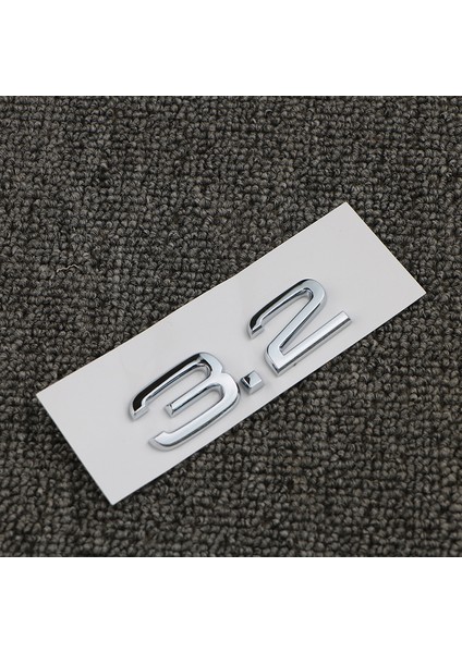 No.3.2 Boyutu Audi A3 A4 A5 A6 A7 A8 Q3 Q5 Q Arka Bagaj Amblemi Logo Rozeti Sticker Araç Hacmi - (Yurt Dışından)