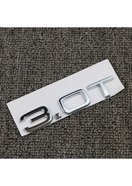 No.3.2 Boyutu Audi A3 A4 A5 A6 A7 A8 Q3 Q5 Q Arka Bagaj Amblemi Logo Rozeti Sticker Araç Hacmi - (Yurt Dışından)