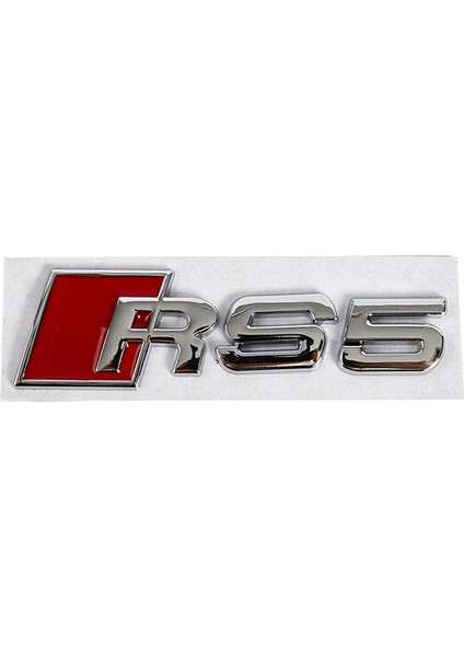 Rs8 Audi Rs4 Rs5 Rs6 Araç Stili Metal Araba Sticker Rozeti Amblem 3D Metal Araba Sticker Logo Oto Aksesuarları Modifiye (Yurt Dışından)