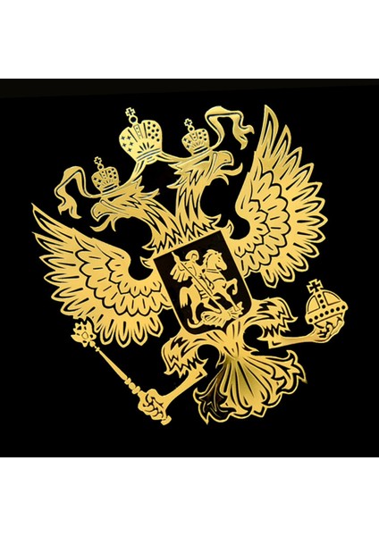 Gümüş S 3D Araba Sticker Altın Rusya Armaları Nikel Metal Araba Stickerlar Çıkartmalar Rus Araba Stickerları Araba Çıkartmaları (Yurt Dışından) modelleri