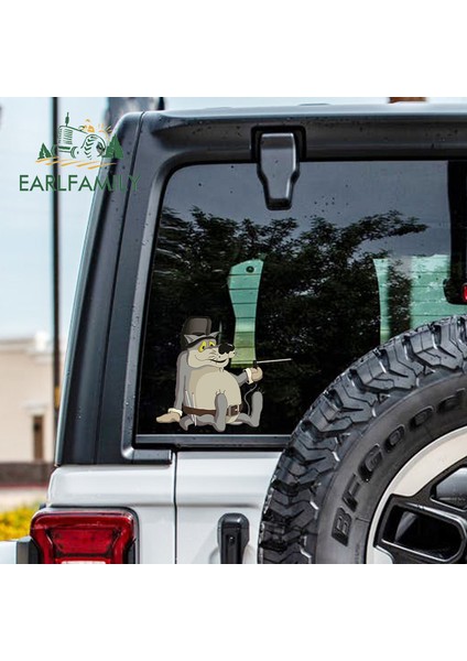 YT-68258-13CM Earlfamıly 13CM Karikatür Kaynakçı Ince Etiket Kendin Yap Araba Stickerı Vinil Araba Kaplama Eğlenceli Su Geçirmez Jdm Suv Rv Süsleme Için (Yurt Dışından) modelleri
