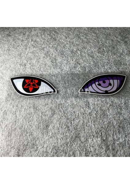 200X43MM Anime Ninja Sasuke Rinnegan Gözleri Gra Motor Bisikletleri Elektrikli Bilgisayar Kasa Sticker Su Geçirmez (Yurt Dışından) modelleri