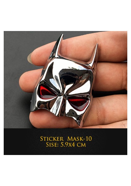 Sarı 3D Araba Stickerı Metal Yarasa Araba Logosu Araba Stil Metal Yarasa Rozeti Amblem Kuyruk Etiketi Motosiklet Araba Aksesuarları Otomobil (Yurt Dışından)