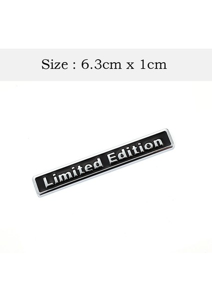 Pembe Bmw Audi Honda Opel Toyota Mercedes Mazda Nissan Hyundai Ford Jeep Için 3D Metal Limited Edıtıon Amblem Rozet Araba Sticker Yapışkanı (Yurt Dışından)