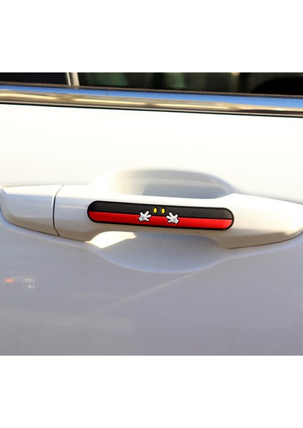 Eldivenler Araba Kapı Çizik Koruyucu Anti-Çarpışma Stickerlar Çizgi Film Araba Kapı Tampon Koruyucu Pvc Sticker Araba Aksesuarları (Yurt Dışından) modelleri