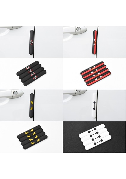 Eldivenler Araba Kapı Çizik Koruyucu Anti-Çarpışma Stickerlar Çizgi Film Araba Kapı Tampon Koruyucu Pvc Sticker Araba Aksesuarları (Yurt Dışından) fırsatları