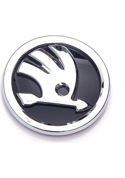 Ön 90MM Skoda Fabia 1 2 Octavia A7 Rs Superb Rapid Yeti Karoq Vision Araba Ön Arka Boot Bagaj Sticker Abs Amblemi (Yurt Dışından)