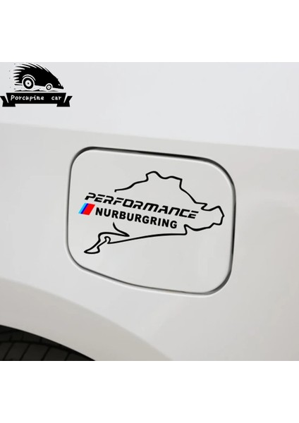 Bir Beyaz Bmw Serisi X5 X6 E46 E60 E61 E70 E71 E85 E87 E90 E83 F10 F20 F30 F Performans Araba Deposu Kapağı Stickerı (Yurt Dışından)
