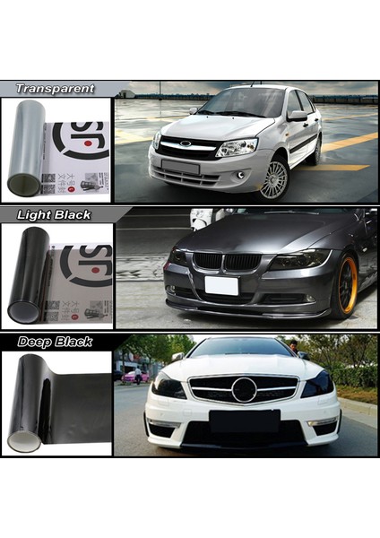 Mor Carcardo 30CM x 200CM Araba Far ve Stop Lambası Tint Vinil Filmi Sticker Araba Sis Lambası Arka Lamba Vinil Sticker -13 Renk Seçeneği- (Yurt Dışından)