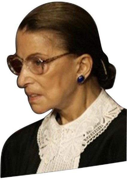 Ruthbaderginsburg L 3D Araba Cam Sticker Komik Ünlü Araba Arka Cam Sticker Universal Kraliçe Elizabeth Papa Francis Ruth Bader Ginsburg Çıkartmaları (Yurt Dışından)