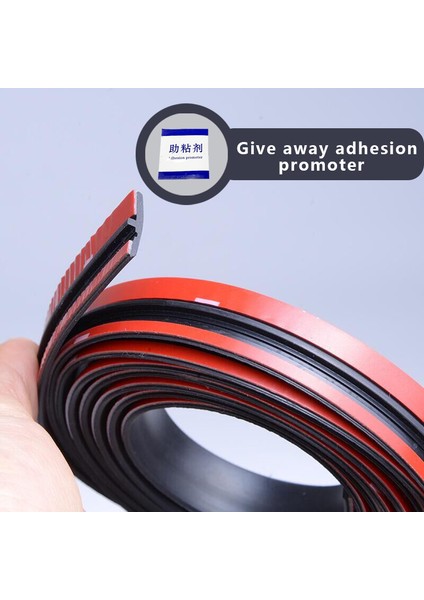 4 Metre Tarzı 14 mm 1mm Araba Kauçuk Mühür Şeritleri Oto Mühür Koruyucu Sticker Pencere Kenar Cam Tavan Kauçuk Conta Şerit Gürültü Izolasyon Mühür (Yurt Dışından)