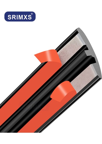 4 Metre Tarzı 14 mm 1mm Araba Kauçuk Mühür Şeritleri Oto Mühür Koruyucu Sticker Pencere Kenar Cam Tavan Kauçuk Conta Şerit Gürültü Izolasyon Mühür (Yurt Dışından)