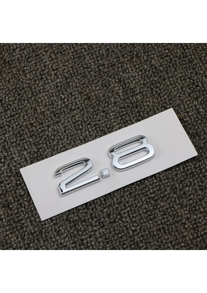 No.2.8 Boyutu Audi A3 A4 A5 A6 A7 A8 Q3 Q5 Q Arka Bagaj Amblemi Logo Rozeti Sticker Araç Hacmi - (Yurt Dışından)