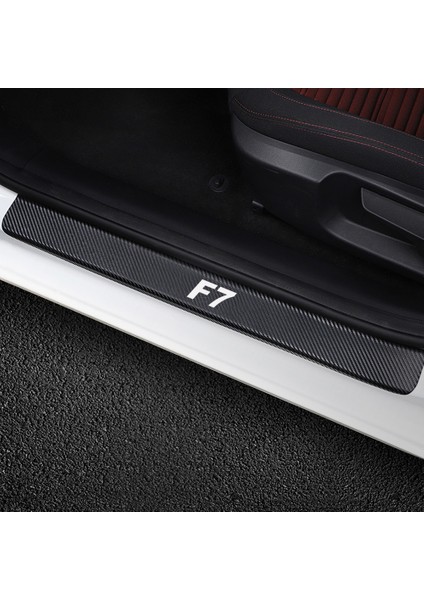 F7 Haval F7 F7X H5 H6 H7 H9 Jolıon Araba Kapı Eşik Plakası Koruyucu Sticker Karbon Fiber Etiketler Araba Stil (Yurt Dışından)