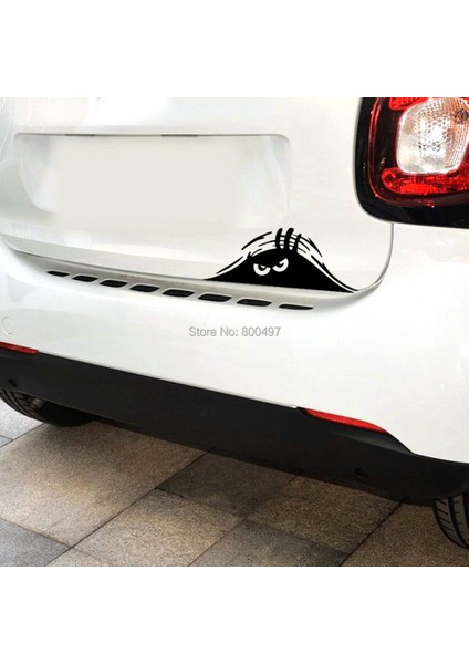Stil 3 Araba Tasarımı Kum Canavarı Gizlice Bakın Creative Stil Su Geçirmez Vinil Sticker Pvc 3D Oyma Decal - Amaca Uygun (Yurt Dışından) fırsatları
