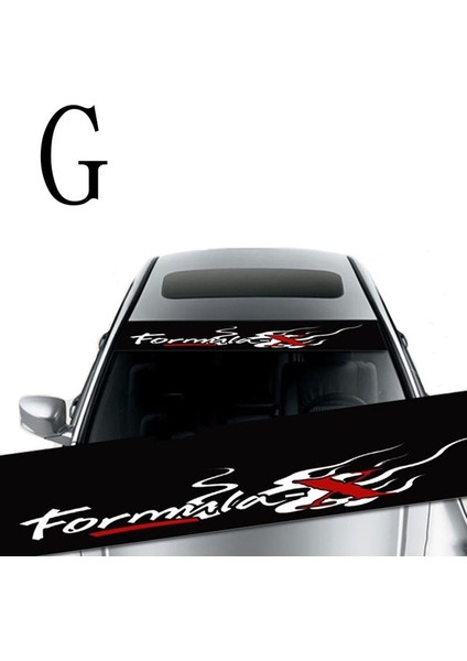 G Audi A3 A4 B8 A6 Qv B5 Mercedes Benz W203 W204 W205 W124 W212 Amg Için Araba Ön Arka Güneşlik Pencere Sticker Çıkartma (Yurt Dışından)