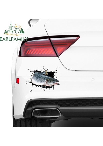 YT-162378-13CM Earlfamıly 13 cm Lüfer Balığı Kamyonet Araba Sticker Rv Jdm Sticker Oto Araç Aksesuarları Ön Cam Motosiklet Su Geçirmez Çıkartma (Yurt Dışından) modelleri