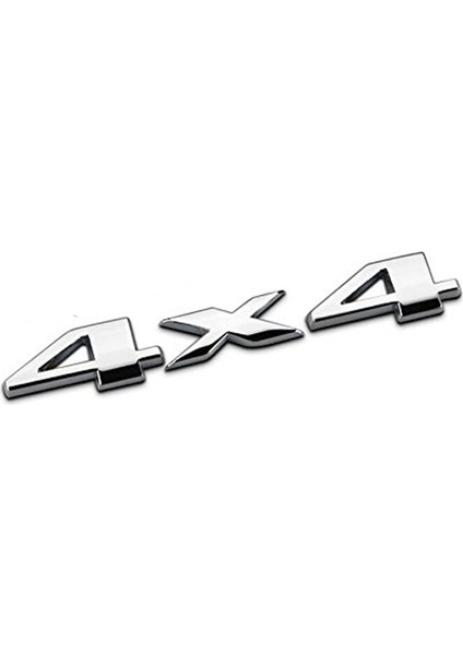 Gümüş Araba Sticker Aqtqaq 3D 4x4 Dört Tekerlekten Çekişli Araba Sticker Logo Amblemi Etiketler Araba Süsleme Aksesuarları Için Frod Bmw Lada Honda Audi Toyota (Yurt Dışından)