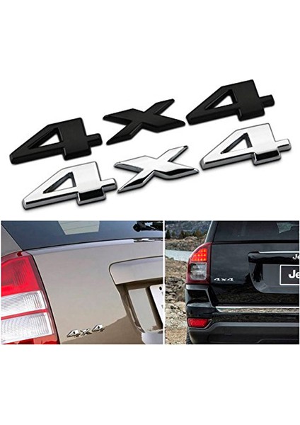 Gümüş Araba Sticker Aqtqaq 3D 4x4 Dört Tekerlekten Çekişli Araba Sticker Logo Amblemi Etiketler Araba Süsleme Aksesuarları Için Frod Bmw Lada Honda Audi Toyota (Yurt Dışından) indirimleri