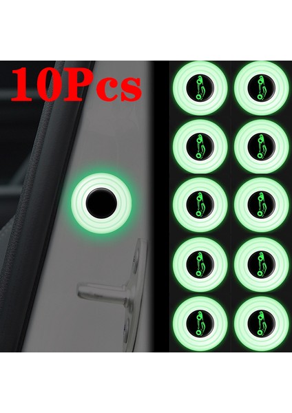 Loge ile 10 Adet Araba Kapı Şok Emici Ped Sessiz Conta Şok Emici Sticker Araba Bagaj Ses Yalıtım Ped Kalınlaştırma Yastık Sticker (Yurt Dışından) modelleri