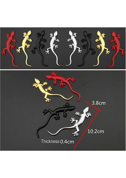 Kırmızı Sol Audi A1 A3 A4 B7 B8 A5 A Q2 Q3 Q5 Slıne Quattro Sportback Araba Stil 3D Metal Gecko Rozeti Logo Sticker (Yurt Dışından) modelleri