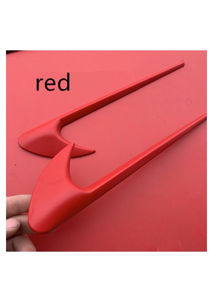 Kırmızı Çamurluk Mercedes Benz Amg V E300 E400 W213 Araba Yan Sticker Için 2 Adet Hava Fender Trim Amblemi Bıçak Logo V8 Bıturbo 4matıc+ (Yurt Dışından)