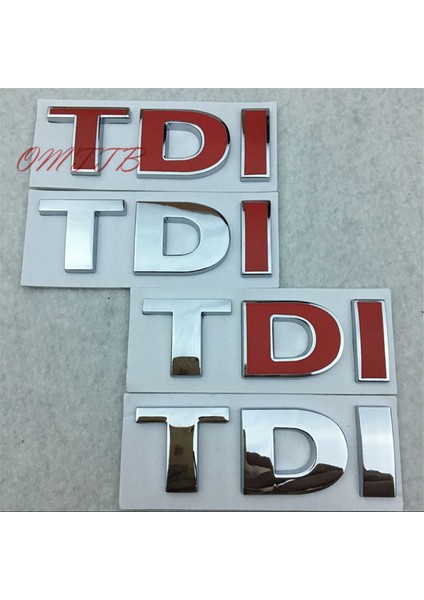 Siyah Vw Golf Jetta Passat Mk4 Mk5 Mk6 Skoda Seat Araba Aksesuarları Için Tdı Rozeti Amblemi Sticker - Araba Styling (Yurt Dışından)